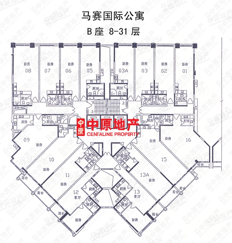 马赛国际公寓 住宅性,大单间,带双语学校